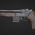 Pistol Short barrel pistol 3d model