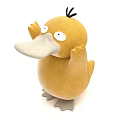 Yellow Cartoon Duck Doll with Big Eyes Cute Appearance and Various Poses
