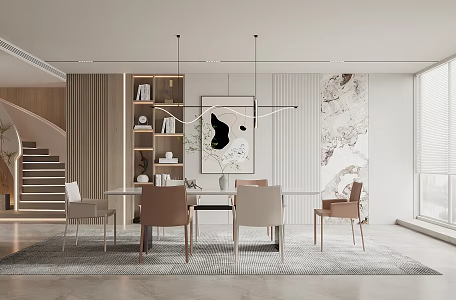 Modern Restaurant 3d model