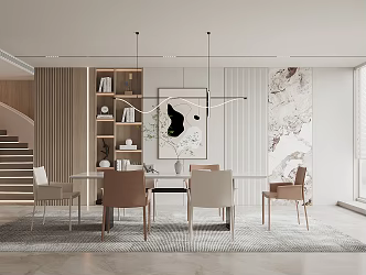 Modern Restaurant 3d model
