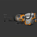 Modern Sci-Fi Cannon Pulse Cannon Sci-Fi Cannon Pulse Cannon 3d model