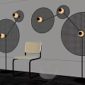Modern floor lamp 3d model