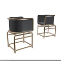 Modern Dining Chairs With Light Wooden Frame Black Upholstered Seats And Armrests