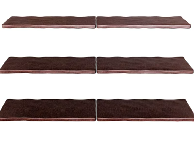 Practical Brown Wooden Storage Shelves With Multiple Layers For Home Organization 3d model