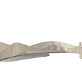 New Chinese-style Bridge Landscape Bridge 3d model