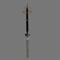 Main transformer lightning arrester power station lightning arrester 3d model