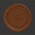 Round Wooden Furniture Table with Intricate Carved Design and Decorative Pillar Supports