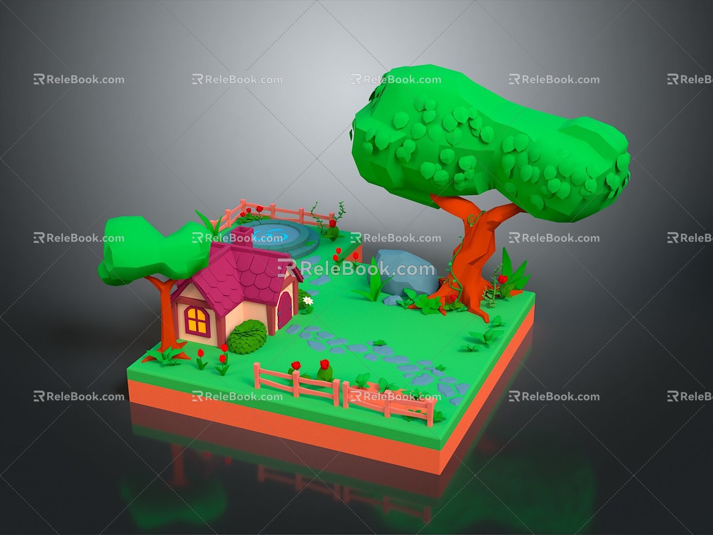 Game Environment Game Scene Fairy Tale Scene Fairy Tale Magic Scene Magic Item Fantasy Scene 3d model