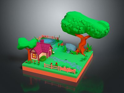 Game Environment Game Scene Fairy Tale Scene Fairy Tale Magic Scene Magic Item Fantasy Scene 3d model