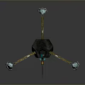 Robot Spider Robot Mecha Spider Science Fiction Spider Mechanical Spider Battery Spider Tower Defense 3d model