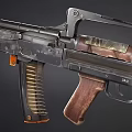 High Quality Modern Tactical Rifle with Metal Body Wooden Grip and Camouflage Accents