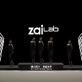 zaiLab Stage With Models In Black Outfits And Radiant Lighting