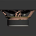 High Performance Commercial Speaker With Square Design Black Diaphragm And Pink Frame For Audio Applications