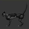 Mechanical Cat Toy Cat Cartoon Cat Robot Cat Anime Character Cartoon Character Cat Warrior 3d model