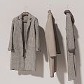 Modern Clothes Woolen Coat 3d model