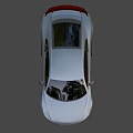 Silver Audi R8 Sports Car Featuring Sleek Body LED Headlights And Black Alloy Wheels