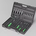 Comprehensive Hardware Tool Set With Sockets Screwdrivers Wrenches Bits And Storage Case 3d model
