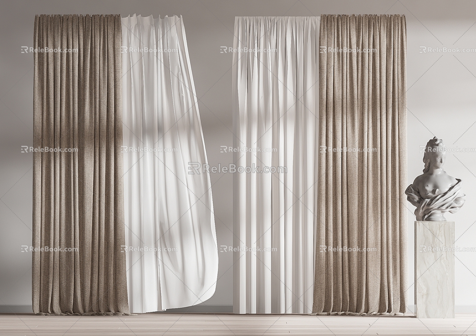 modern curtain fabric curtain gauze curtain fabric curtain model