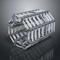 Modular Metal Framework Equipment With Geometric Interconnected Bars And Structural Design