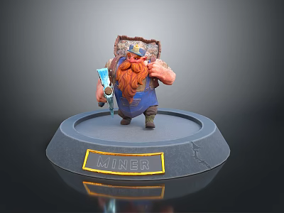 Dwarf Gnome Warrior Gnome Warrior Female Dwarf Female Gnome Female Elf Cartoon Witch 3d model