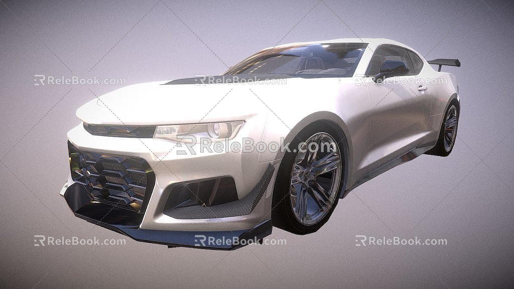 muscle car 3d model