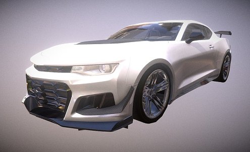 muscle car 3d model