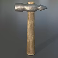 Practical Hardware Tool Hammer With Metal Head And Wooden Handle For DIY Tasks