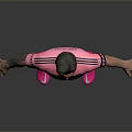 Pink Sports Outfit With Number 10 And Logo Design For Daily Wear