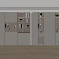 Modern bookcase 3d model