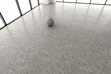 gray terrazzo floor tile 3d model