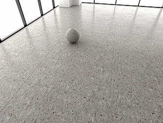 gray terrazzo floor tile 3d model