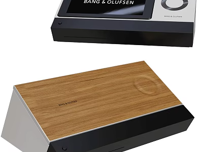 BANG & OLUFSEN Premium Audio Speaker With Wooden Panel Modern Sleek Design 3d model