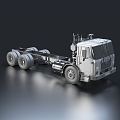 Modern Truck Large Truck Large Transporter Large Truck 3d model