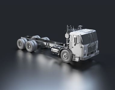 Modern Truck Large Truck Large Transporter Large Truck 3d model