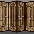Screen partition 3d model
