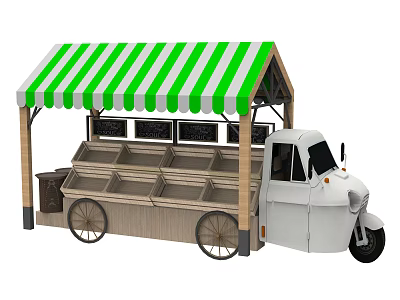 Modern Shelf Shopping Mall Retail Supermarket Vegetable and Fruit Shelf Display Props 3d model