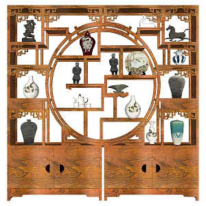 Antique Shelf 3d model