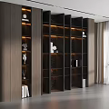 Bookshelf bookcase combination 3d model