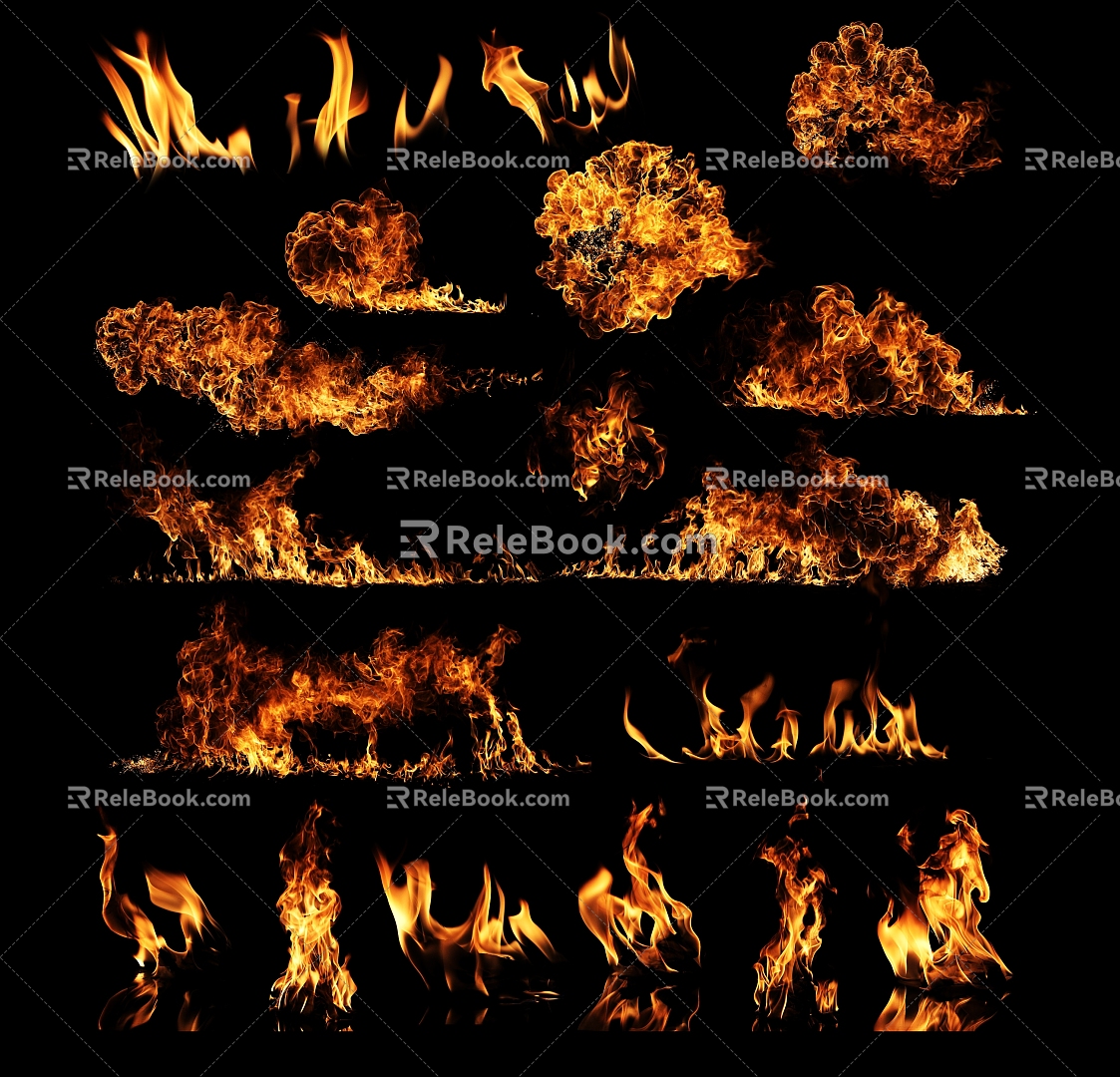 Flame 3d model