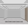 Modern Front Desk Reception Area With Marble Walls Glass Partitions And Elegant Lighting Design