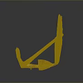 Rusty Anchor For Water Transport Vessels With Metal Structure And Weathered Surface