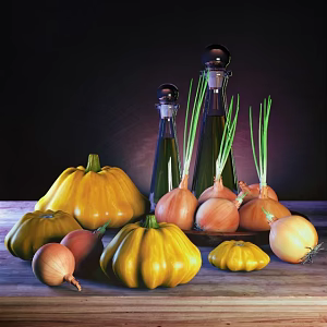 Vegetables 3d model