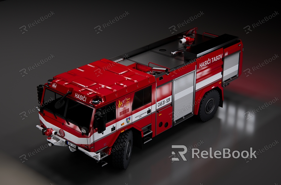 modern fire truck model