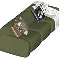 Middle-style multiplayer sofa 3d model