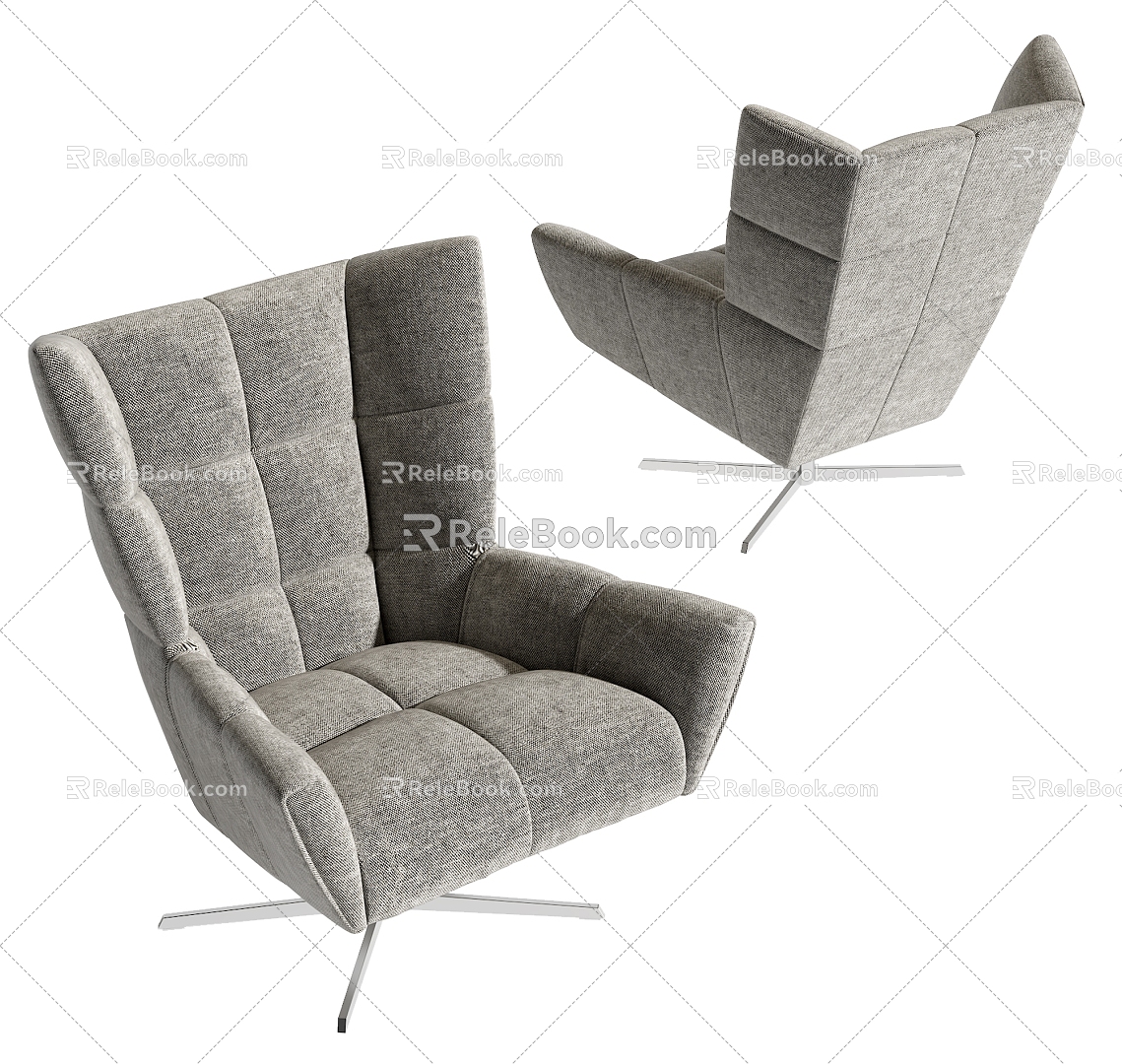 Poliform lounge chair 3d model