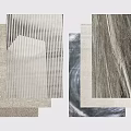 Rectangular carpet Modern carpet 3d model