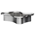 High Grade Polished Stainless Steel Irregular Shaped Basin For Modern Home Dining Table Daily Use