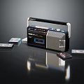 Retro Style Super Fi Portable Radio With Cassettes And Classic Handle Design