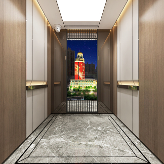 Modern Elevator Lift 3d model