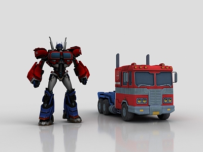 Optimus Prime Transformers Movie Characters 3d model